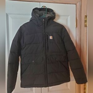 Carhartt Womens Size M Black Montana Jacket EUC Model #OJ5457-W